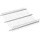 Tussenplaat met 100 mm opstaande rand voor stalen rolcontainer 600 x 600 mm