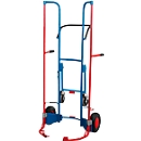 Tyre trolley with support wheels
