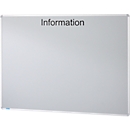 Ultradex Informationstafel "Information", Metall, magnethaftend, Wandmontage, inkl. Montagematerial, B 1200 x H 900 mm, silbergrau RAL 9006