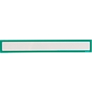 Ultradex insteekhoes, magnetisch, voor opschriften, B 435 x H 60 mm, A2, groen, 5 stuks