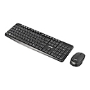 Ultron UMC-300 - Tastatur-und-Maus-Set - kabellos - 2.4 GHz - QWERTZ - Deutsch