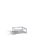 Underframe for drawing cupboard for formats up to DIN A1, with intermediate shelf