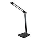 UNILUX LED-bureaulamp NOVY - draaibaar - dimbaar - touchbediening - USB-aansluiting - aluminium/ABS
