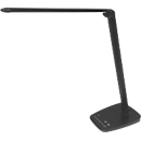 UNILUX TWISTLED Schreibtischleuchte, 2700 - 6000 K, 1558 lm, dimmbar, USB Ladefunktion, faltbar, schwarz