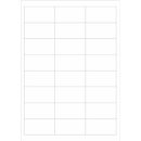Universal-Etiketten, 64,6 x 33,8 mm, Permanentkleber, 2400 Stück