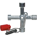 Universal key for control cabinet