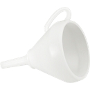 Universaltrichter, Ø 260 mm, Polyethylen (HDPE), lebensmittelecht, mit Sieb, Überlaufrand und Griff