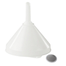 Universele trechter, Ø 208 mm, polyethyleen (HDPE), voedselveilig, met zeef en overlooprand