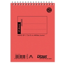 Ursus Spiralblock, 4 mm kariert, 48 Blatt/Block, 70 x 100 mm