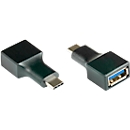 USB 3.0 Adapter Good Connections, USB-C an USB-A Buchse, bis 5 Gbit/s, PVC, schwarz