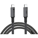 USB 4.0 Lade/-Datenkabel Good Connections, USB-C an USB-C, Leistung 100 W, bis 20 Gbit/s, Länge 1,8 m, schwarz