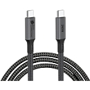 USB 4.0 Lade/-Datenkabel Good Connections, USB-C an USB-C, Leistung 240 W, bis 40 Gbit/s, Länge 1,8 m, schwarz
