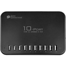 USB-Desktop-Schnellladestation Good Connections, 10er-Port mit 10 x USB-A, Leistung 120 W, schwarz