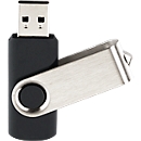 USB-Stick 2.0 Modell C5, 8 GB, schwarz