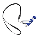 USB-Stick Twist Typ C, Blau, Standard