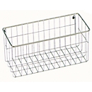Utensil basket, for cleaning trolley, chrome plated