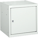 Valuables locker with cylinder lock, luminous grey/luminous grey