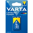 VARTA Batterie Longlife Power, Spannung 9 V, besonders langlebig, E-Block, 1 Stück