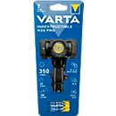 VARTA Indestructible H20 Pro LED-Kopfleuchte, 2 Leuchtmodi, verstellbar, 350 lm, inkl. Batterien