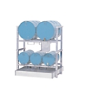 Vaten- en stapelpallet, voor 3 x 60 l vaten
