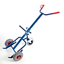 Vatenwagen met steunwiel, 1600 x 700 mm, draagvermogen: 250 kg, massief rubberbanden