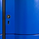 Veiligheidsdraaigrendel voor C+P Resisto lockerkasten, ergonomisch, draait in gesloten toestand, staal, zwart
