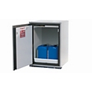 Veiligheidskast type 90 asecos UB-T-90, scharnierende deur, links scharnierend, voorkant lichtgrijs, B 593 x D 600 x H 800 mm
