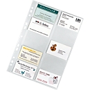 VELOFLEX visitekaarthoesje, A4, transparant, 10 stuks