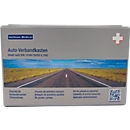 Verbanddoos klassiek, voor de auto, inhoud volgens DIN 13 164, B 260 x D 80 x H 170 mm, kunststof, grijs