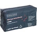 Verbandtasche Holthaus Medical Mini COMBI, für das Auto, Inhalt nach DIN 13 164, inkl. Warndreieck, B 220 x T 80 x H 120 mm, Nylon, blau