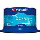 Verbatim CD-R, bis 52fach, 700 MB/80 min, 50er-Spindel