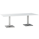 Vergadertafel Quandos, B 2200 x D 1000 mm, wit