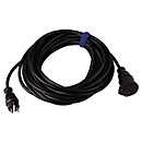 Verlenging veiligheidscontact 16 A 250 V 50 m H07RN-F 3x2,5 mm2 zwart IP44