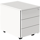 Verrijdbaar ladeblok 333 - B 420 x D 600 x H 540 mm - wit