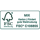 Versandkartons Grünmarie®, 150 x 100 x 150 mm, palettenoptimiert, Automatikboden, bis 20 kg, 100 % recycelbar, FSC®-Wellpappe, braun, 20 Stück