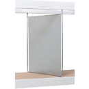 Vertical separating steel sheet, H 400 x D 600 mm