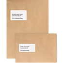 Verzendenvelop C4, bruin, met venster, 500 st.