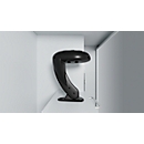 Vestiaire pompiers C+P Evolo Flexo, 1 compartiment, porte-casque, avec pieds, L 500 x P 500 x H 1950 mm, RAL 3000 rouge feu/RAL 7021 gris noir