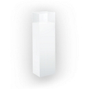 Vitrine de présentation verticale, colonne, l. 250 x P 180 x H 850 mm, blanc