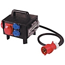 Volledig rubberen kleine verdeelkast CEE-32 A, 5-polig, 1x CEE 32 A, 2x CEE 16 A, 3x 230 V