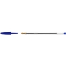 Voordeelpak balpennen met dop BIC® Cristal® Original, 0,4 mm, blauw, 100 stuks