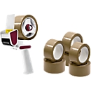 Voordeelpakket handafroller + 6 x Classic verpakkingstape B 55 mm x L 66 m
