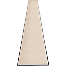 Vuilvangmat Eazycare Style van Miltex, rechthoekig, antistatisch, UV-bestendig, wasbaar, ECONYL® & Niltril-rubber, 850 x 3000 mm, licht ivoorkleurig