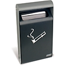 Wall ashtray Probbax, for outdoor use, rectangular, 3 l
