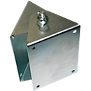 Wall console, for oil and diesel hose reels, swivel range 120°.