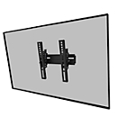 Wall mount Neomounts® by Newstar WL35-350BL12, for 1 monitor 24-55" &amp; up to 25 kg, tiltable, lockable, VESA, 5 years warranty, black