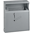 Wandasbak - B 232 x D 62 x H 285 mm - zilvergrijs
