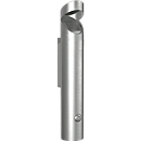 Wandasbak Pio - van RVS - rond - Ø 75 x H 480 mm