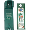 Wandhouder Cederroth, voor oogdoucheflacon 500 ml, groen