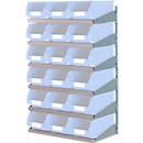 Wandlegbord 6 LK - 6 legborden - L 1000 x B 640 x D 300 mm - geleverd zonder bakken - ons merk Schäfer Shop Select